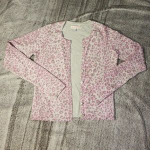 Rebecca Taylor Custom Cashmere Leopard Sweater